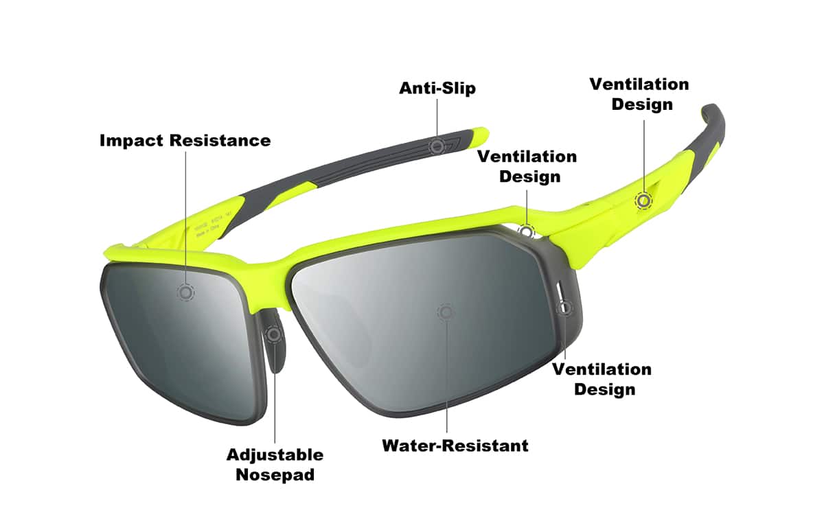 Image of Active Wrap-Around Sunglasses