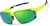 Angle view of Active Wrap-Around Sunglasses T99742224 in Yellow with Green Mirror thumbnail