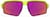 Front view of Active Wrap-Around Sunglasses T99752219 in Yellow with Rose Gold Mirror thumbnail