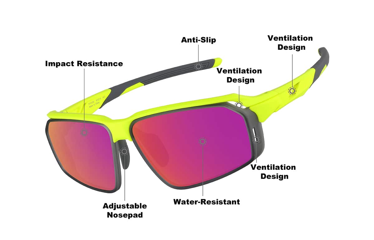 Image of Active Wrap-Around Sunglasses