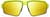Front view of Active Wrap-Around Sunglasses T99762214 in Yellow with Gold Mirror thumbnail