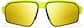 Front view of Active Wrap-Around Sunglasses T99762214 in Yellow with Gold Mirror thumbnail
