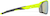 Side view of Active Wrap-Around Sunglasses T99762214 in Yellow with Gold Mirror thumbnail