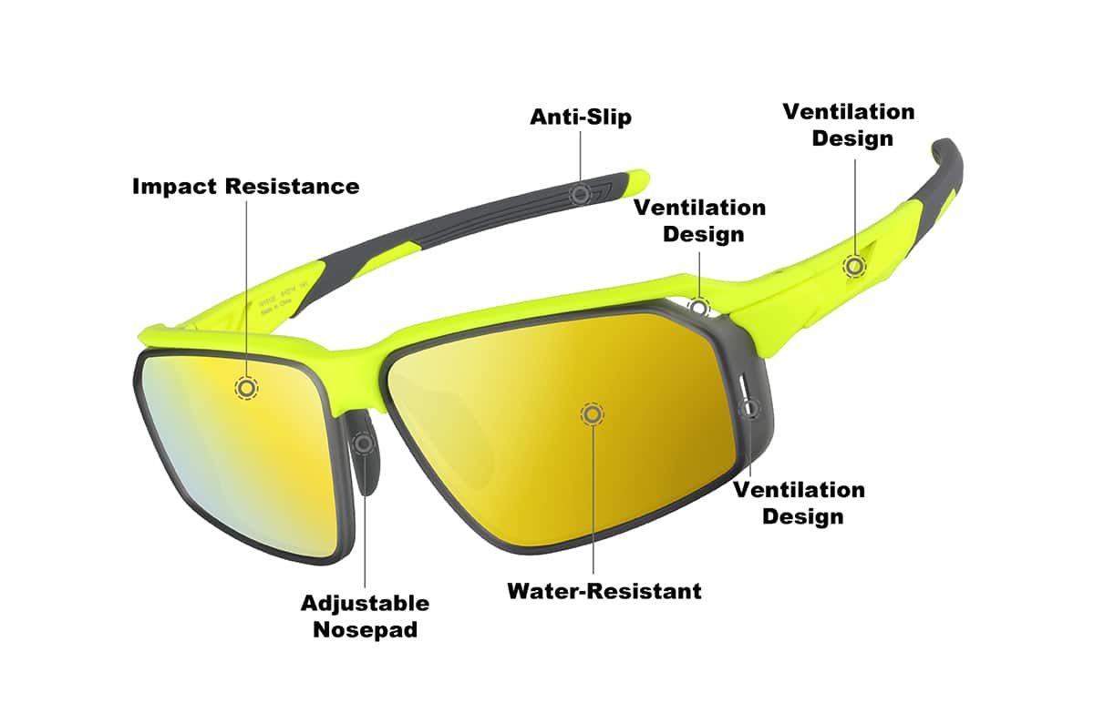 Image of Active Wrap-Around Sunglasses