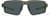 Front view of Active Wrap-Around Sunglasses T99772412 in Green with Gray Lens thumbnail