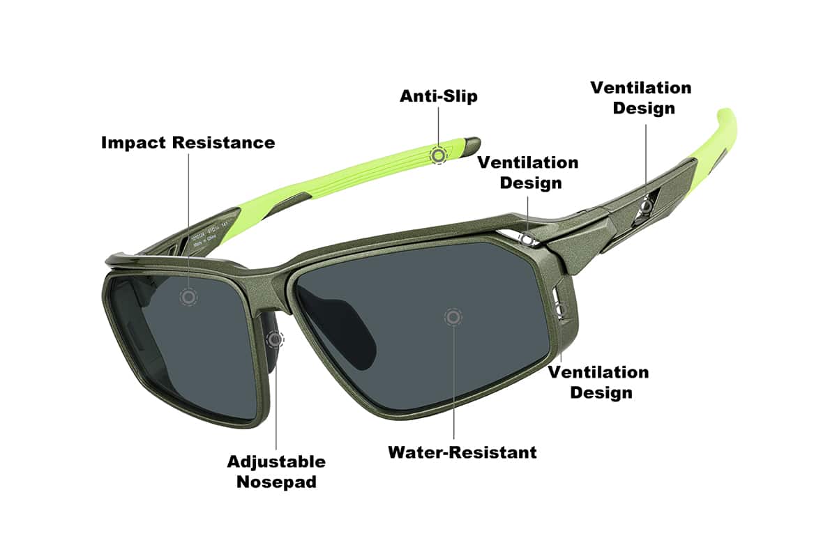 Image of Active Wrap-Around Sunglasses
