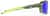 Side view of Active Wrap-Around Sunglasses T99782416 in Green with Blue Mirror thumbnail