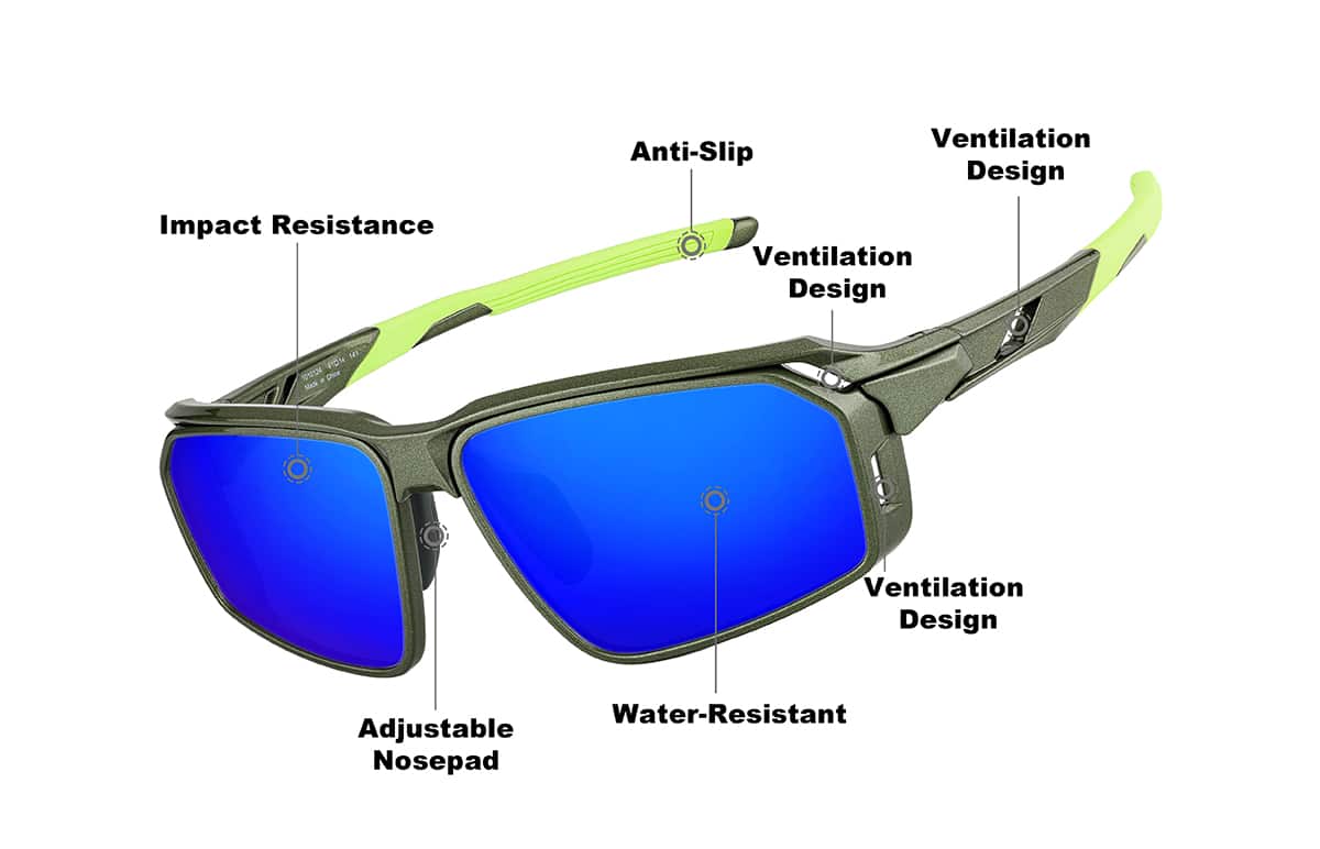 Image of Active Wrap-Around Sunglasses
