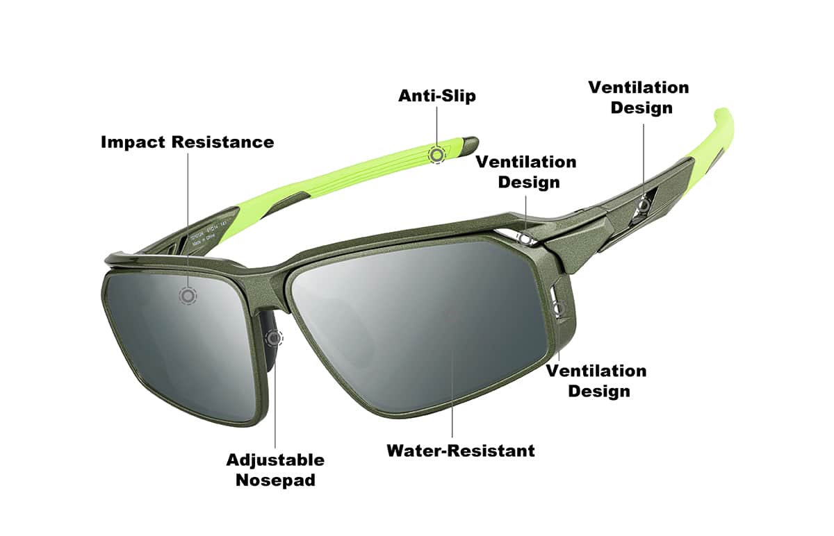 Image of Active Wrap-Around Sunglasses