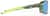 Side view of Active Wrap-Around Sunglasses T99802424 in Green with Green Mirror thumbnail