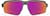 Front view of Active Wrap-Around Sunglasses T99812419 in Green with Rose Gold Mirror thumbnail