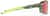 Side view of Active Wrap-Around Sunglasses T99812419 in Green with Rose Gold Mirror thumbnail