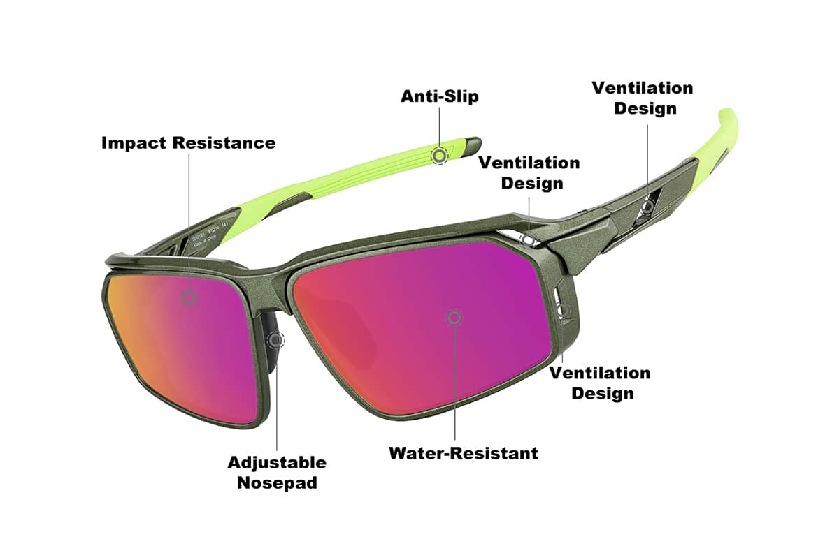 Image of Active Wrap-Around Sunglasses