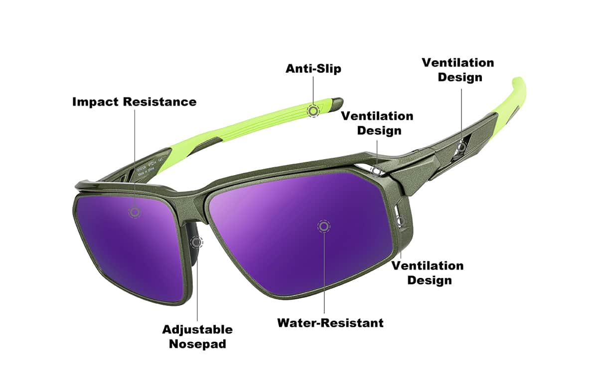 Image of Active Wrap-Around Sunglasses