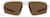 Front view of Active Wrap-Around Sunglasses T99833015 in White with Brown Lens thumbnail