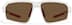 Active Wrap-Around Sunglasses T99833015 in White with Brown Lens
