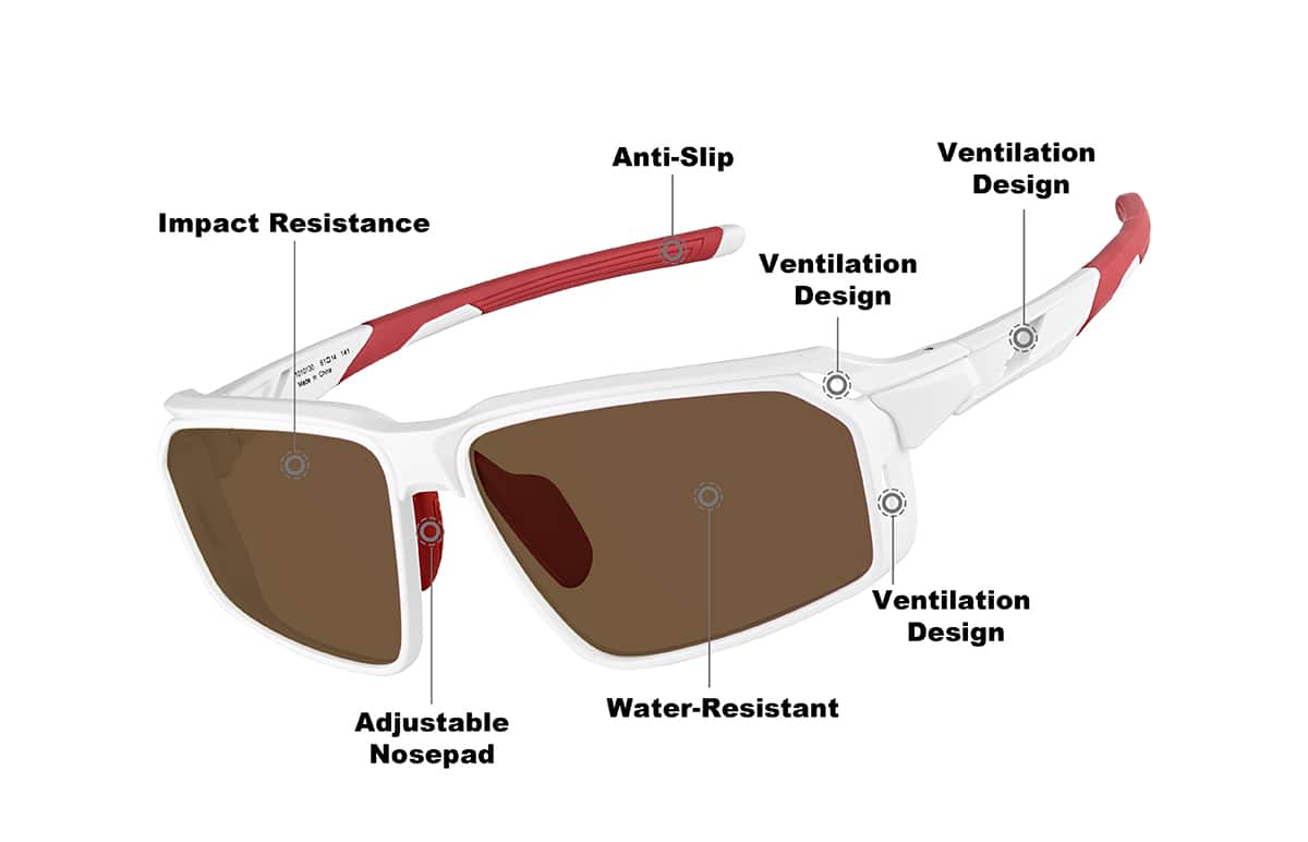 Image of Active Wrap-Around Sunglasses