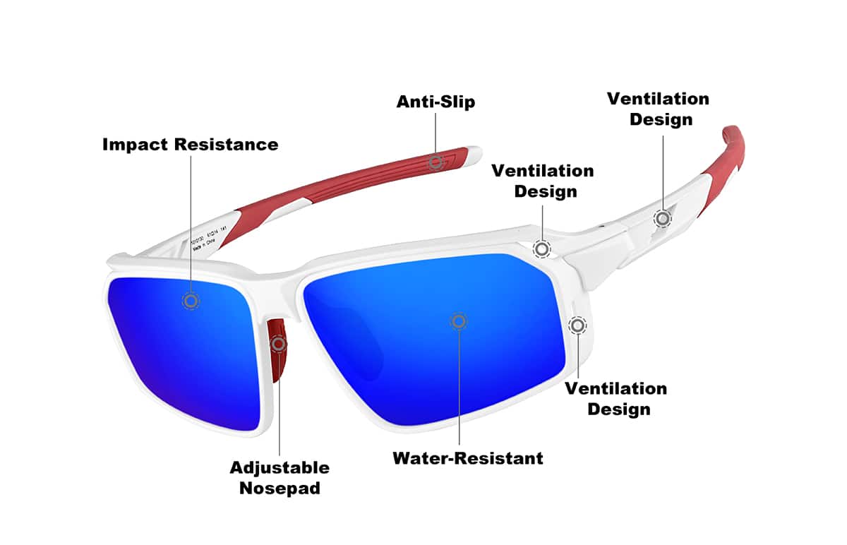 Image of Active Wrap-Around Sunglasses