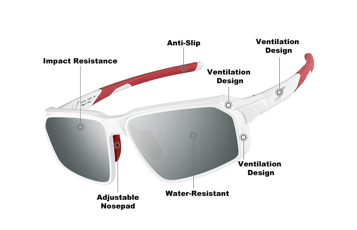 Image of Active Wrap-Around Sunglasses
