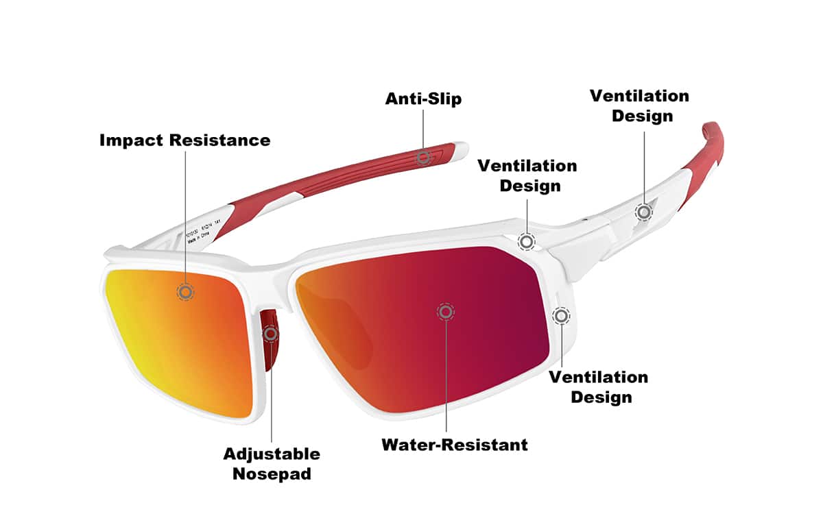Image of Active Wrap-Around Sunglasses
