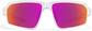 Front view of Active Wrap-Around Sunglasses T99873019 in White with Rose Gold Mirror thumbnail