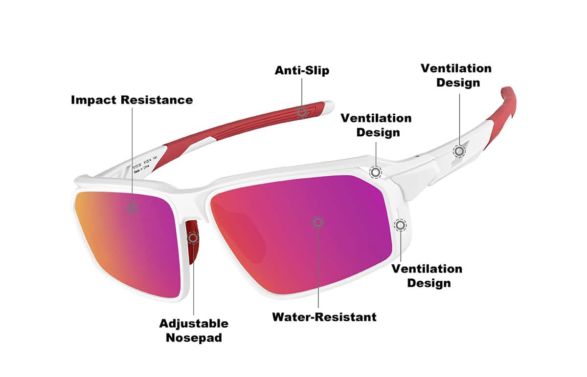 Image of Active Wrap-Around Sunglasses