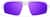 Front view of Active Wrap-Around Sunglasses T99883017 in White with Purple Mirror thumbnail