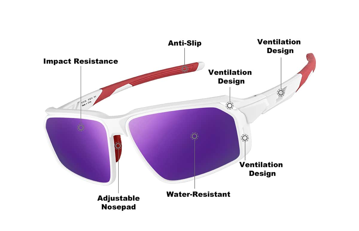 Image of Active Wrap-Around Sunglasses