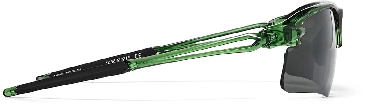 Side view of Wrap-Around Sports Sunglasses T99972412 in Green