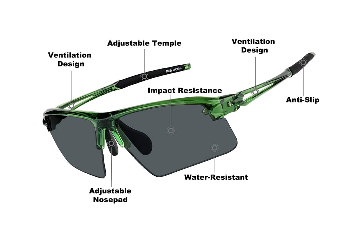 Image of Wrap-Around Sports Sunglasses
