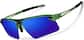 Angle view of Wrap-Around Sports Sunglasses T99982416 in Green thumbnail