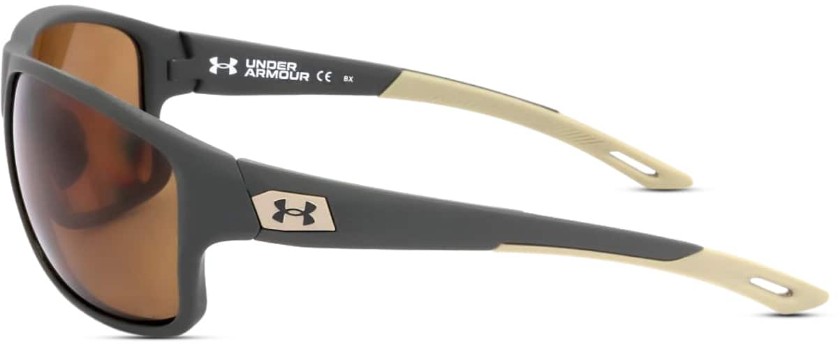 Side view of Under Armour UAR0004 UAR000415 in Matte Brown