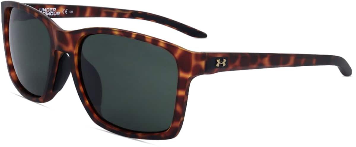 Angle view of Under Armour UAR0010 UAR001025 in Tortoiseshell