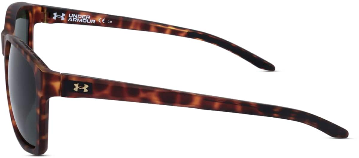 Side view of Under Armour UAR0010 UAR001025 in Tortoiseshell