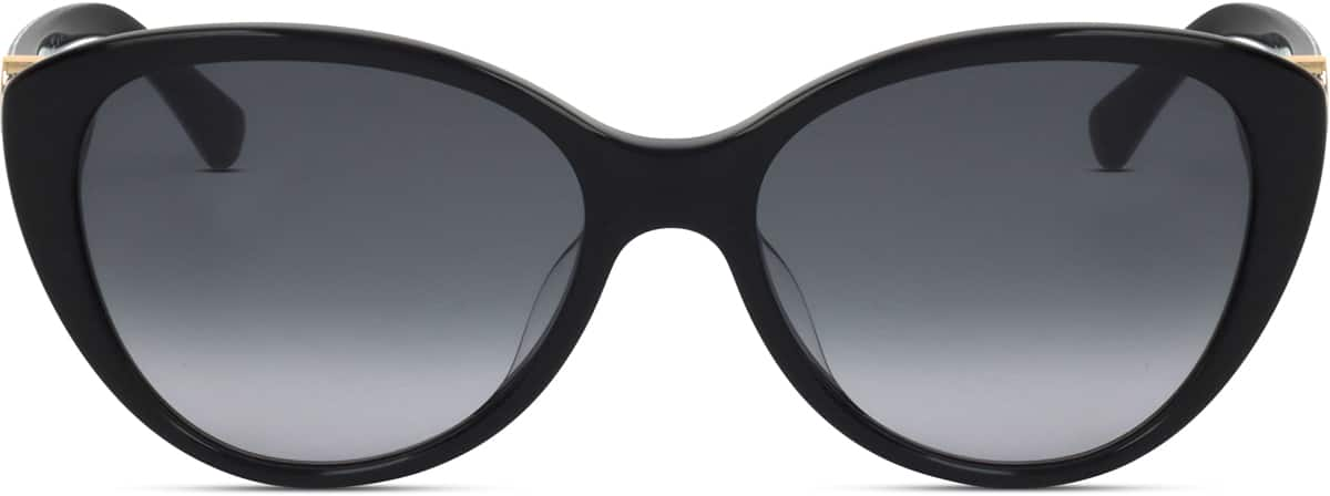 Front view of Kate Spade KSPVISALIA VISALIA21 in Black